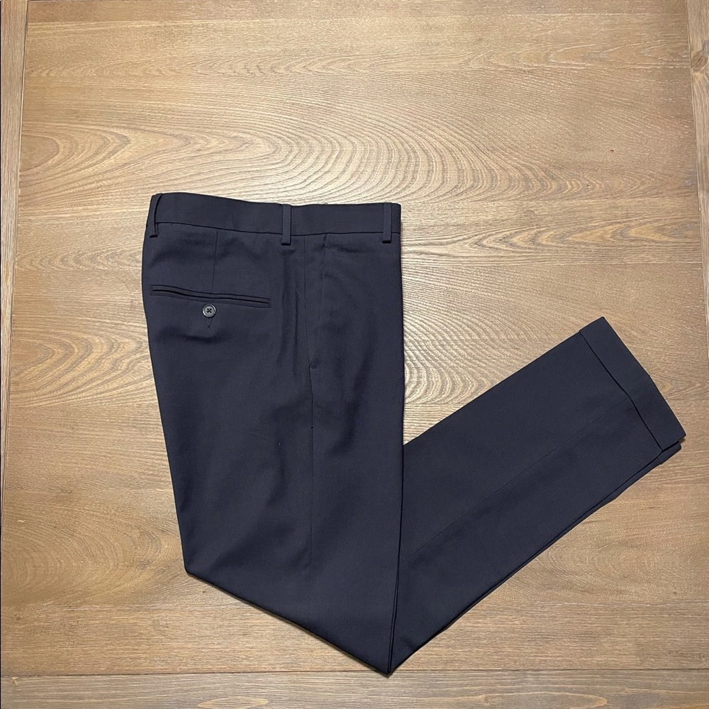 H&M Slim-Fit Navy Slacks